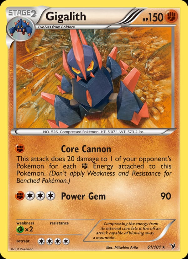 Gigalith, Noble Victories · 61/101