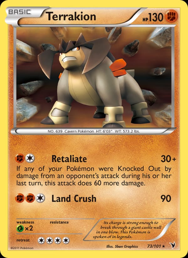 Terrakion, Noble Victories · 73/101