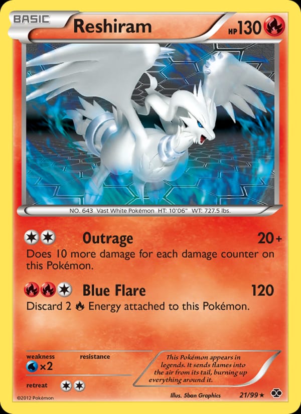 Reshiram, Next Destinies · 21/99