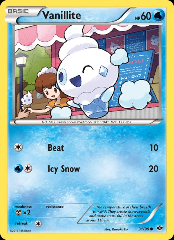 Vanillite, Next Destinies · 31/99