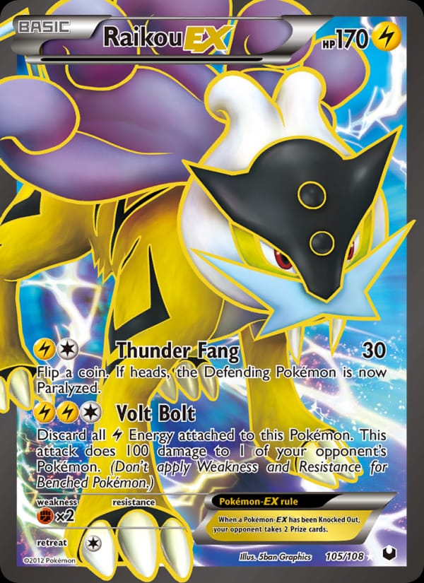 Raikou EX, Dark Explorers · 105/108