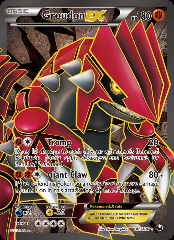 Groudon EX, Dark Explorers · 106/108