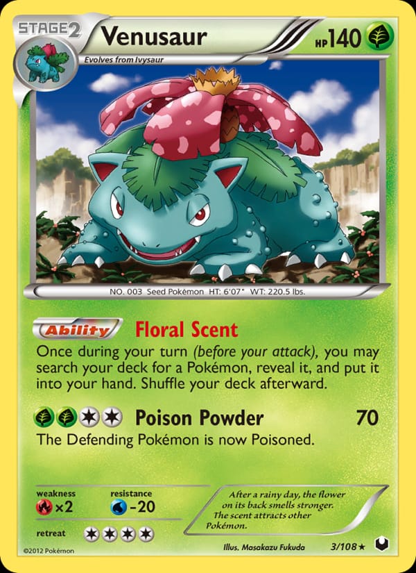 Venusaur, Dark Explorers · 3/108