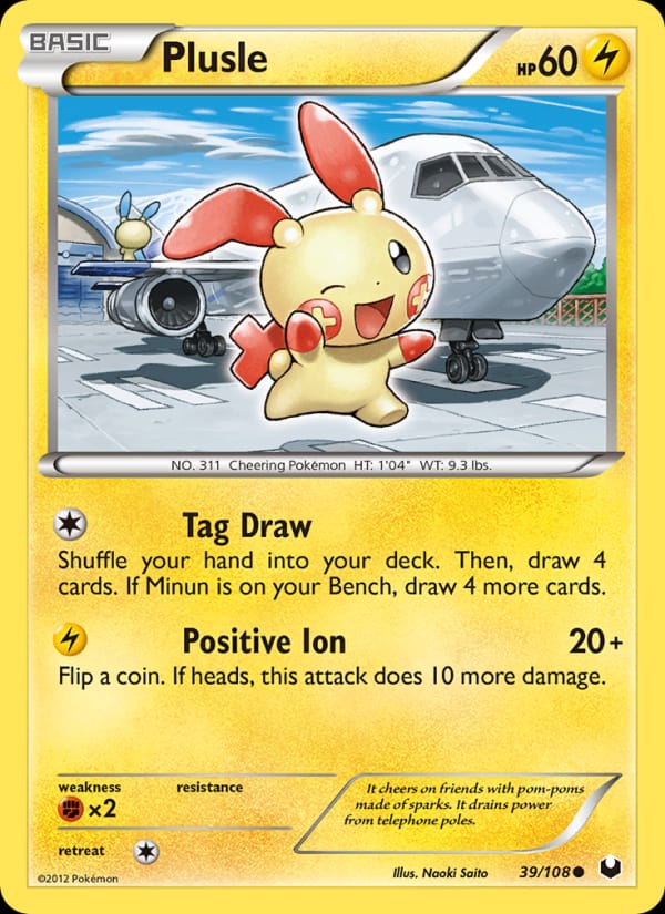 Plusle, Dark Explorers · 39/108