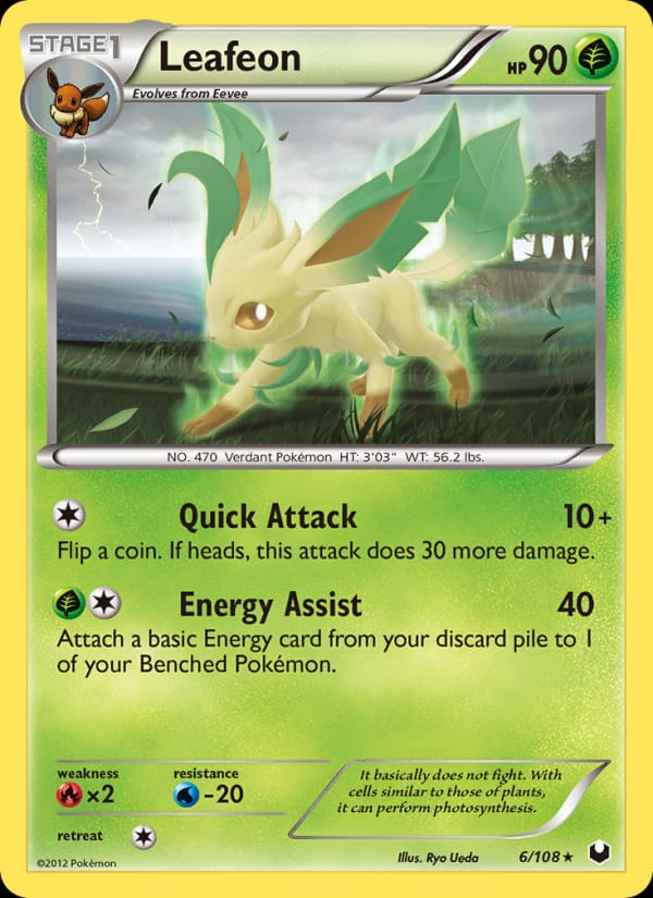Leafeon, Dark Explorers · 6/108