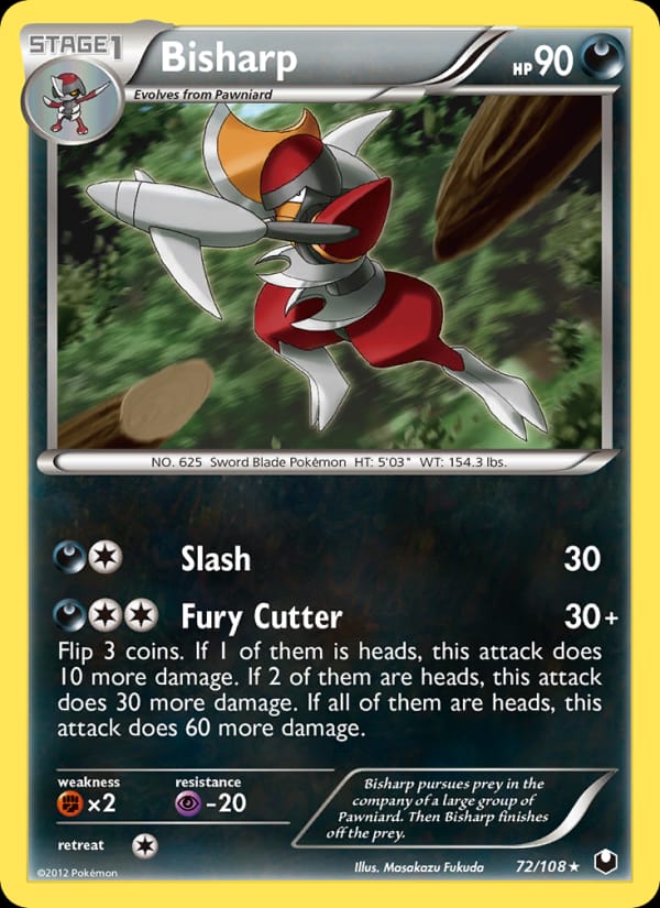 Bisharp, Dark Explorers · 72/108