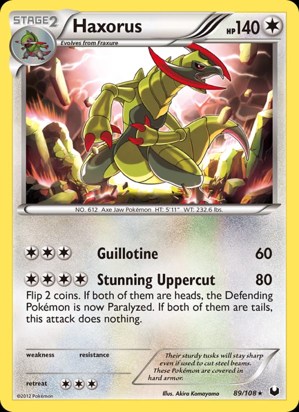 Haxorus, Dark Explorers · 89/108