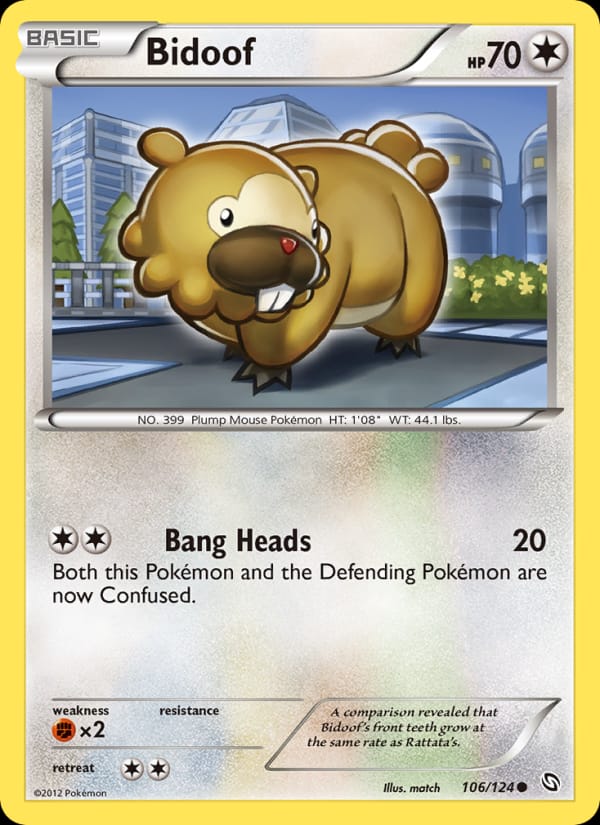 Bidoof, Dragons Exalted · 106/124