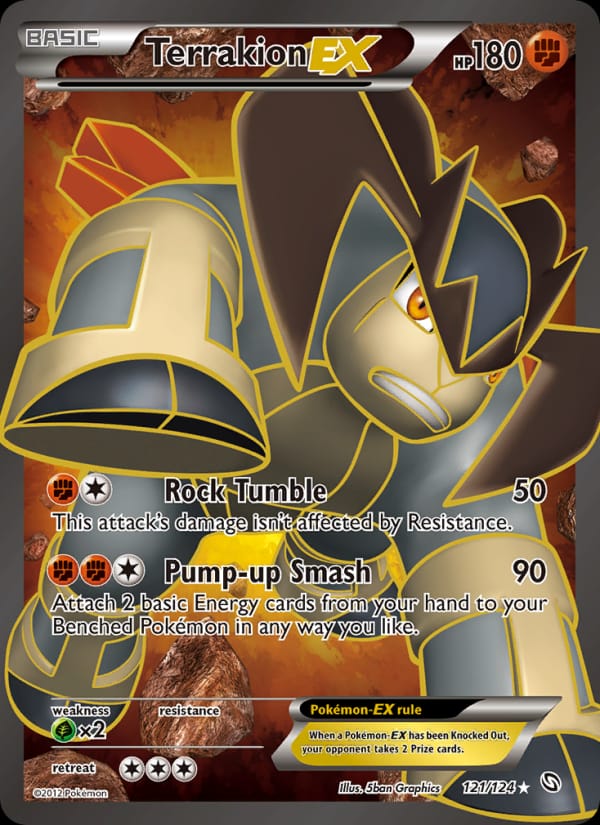 Terrakion EX, Dragons Exalted · 121/124