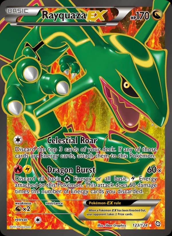 Rayquaza EX, Dragons Exalted · 123/124