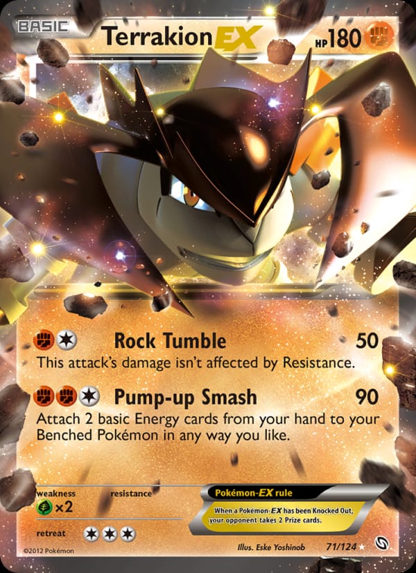 Terrakion EX, Dragons Exalted · 71/124