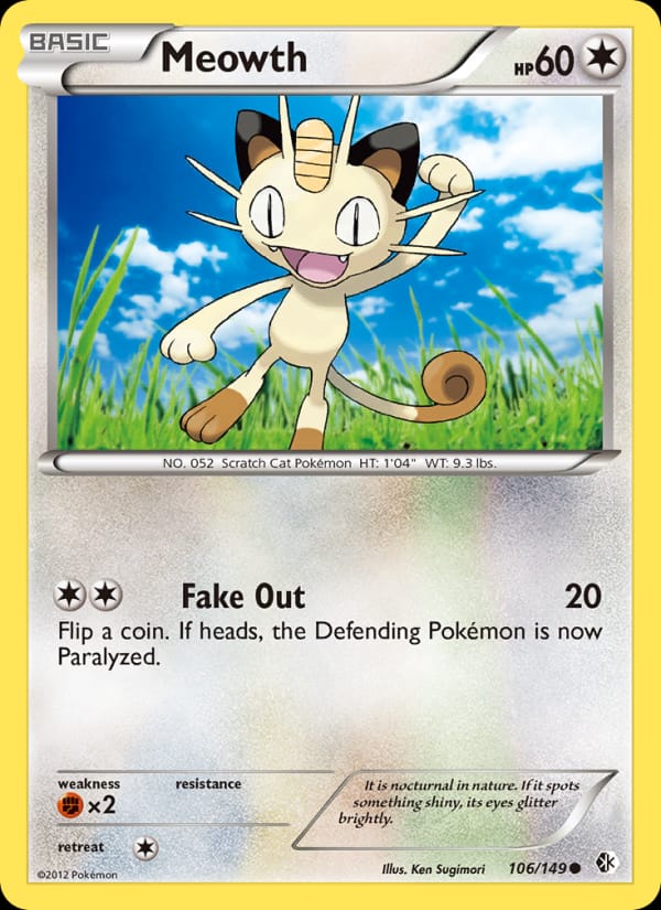 Meowth, Boundaries Crossed · 106/149