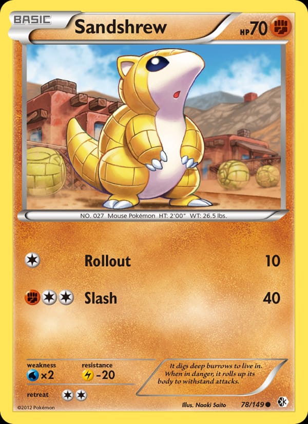 Sandshrew, Boundaries Crossed · 78/149