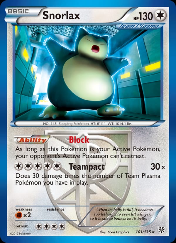 Snorlax, Plasma Storm · 101/135