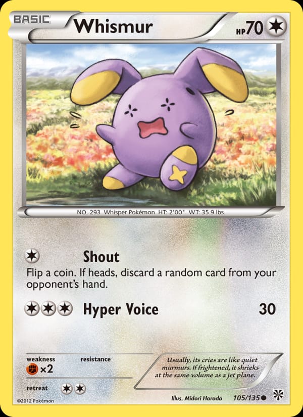 Whismur, Plasma Storm · 105/135