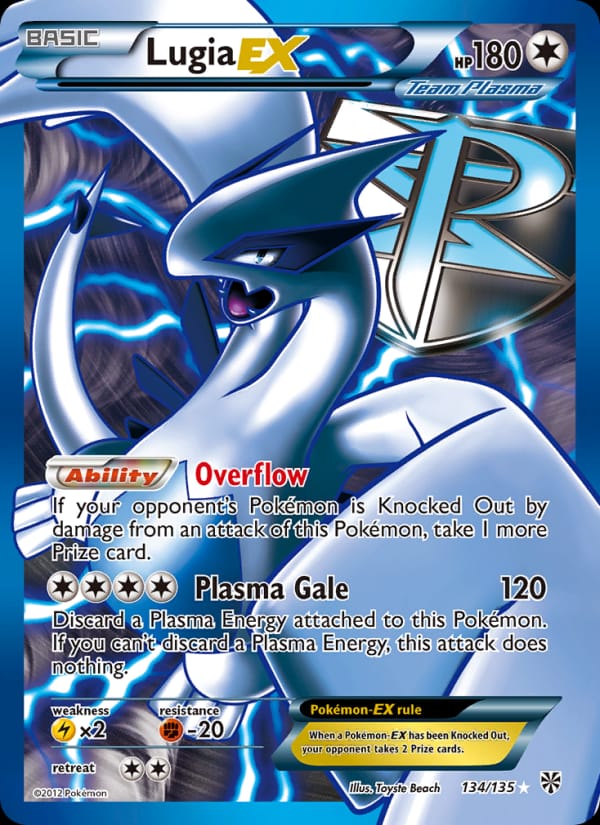 Lugia EX, Plasma Storm · 134/135