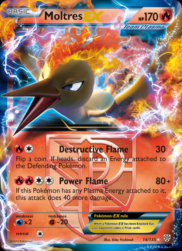 Moltres EX, Plasma Storm · 14/135