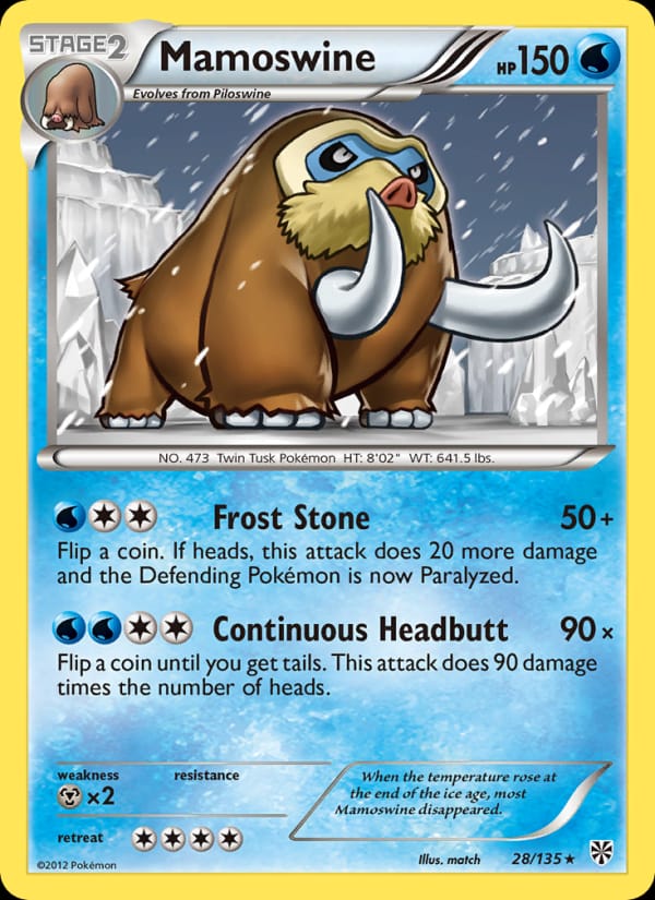 Mamoswine, Plasma Storm · 28/135