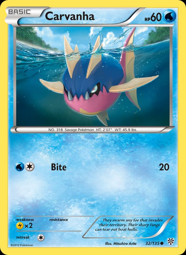 Carvanha, Plasma Storm · 32/135
