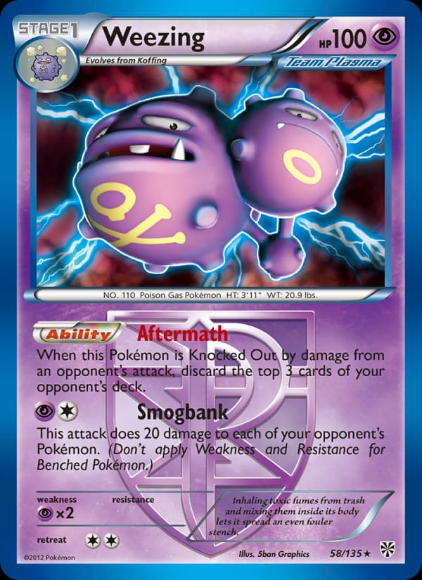 Weezing, Plasma Storm · 58/135