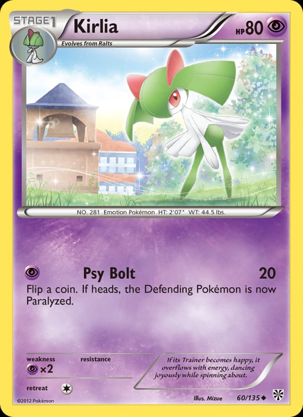 Kirlia, Plasma Storm · 60/135