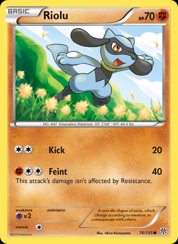 Riolu, Plasma Storm · 76/135