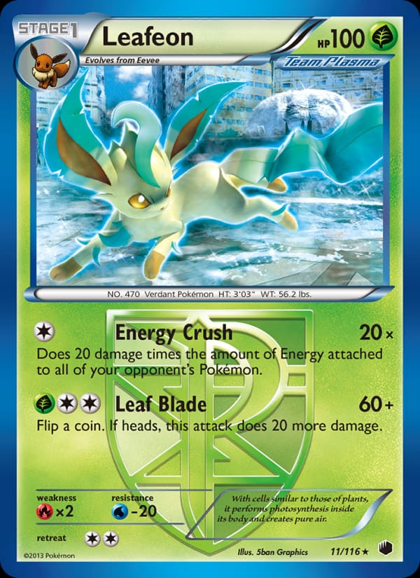 Leafeon, Plasma Freeze · 11/116