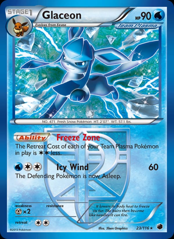 Glaceon, Plasma Freeze · 23/116