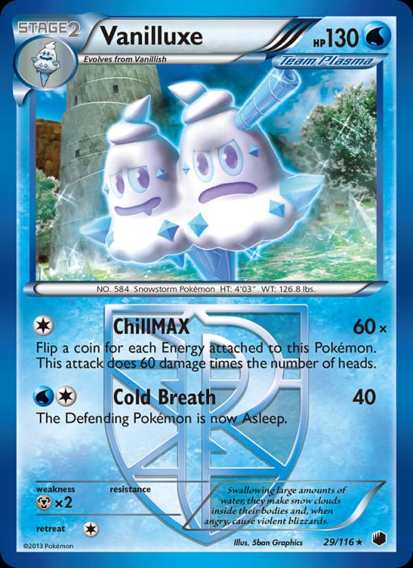 Vanilluxe, Plasma Freeze · 29/116