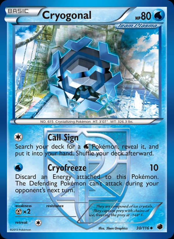 Cryogonal, Plasma Freeze · 30/116