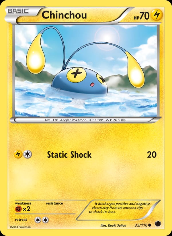 Chinchou, Plasma Freeze · 35/116