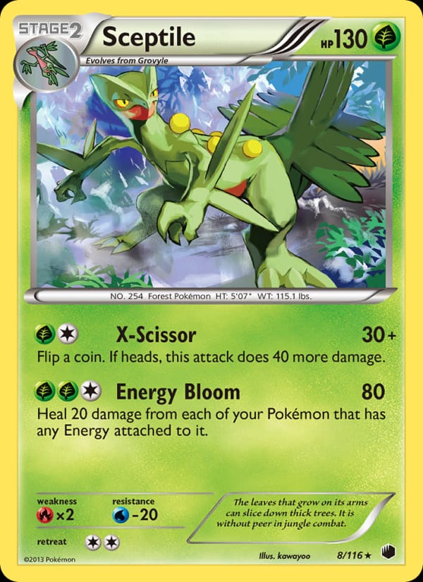 Sceptile, Plasma Freeze · 8/116