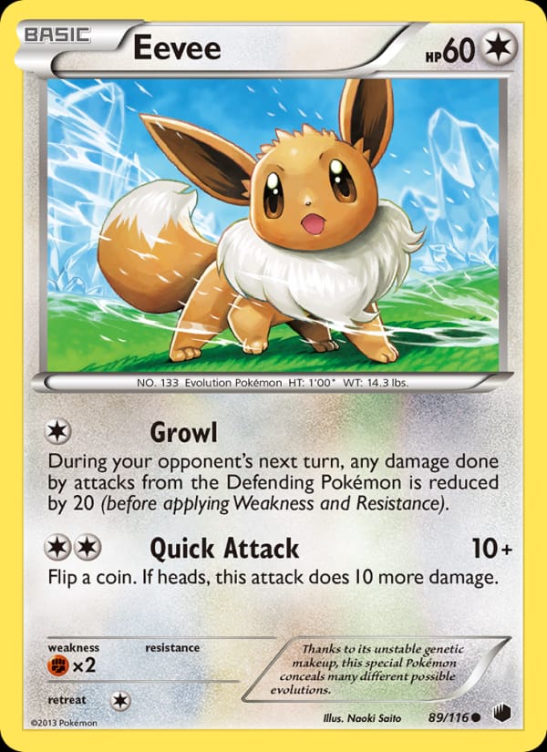 Eevee, Plasma Freeze · 89/116
