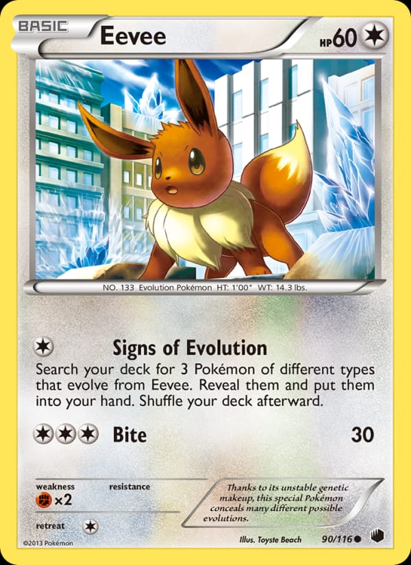 Eevee, Plasma Freeze · 90/116
