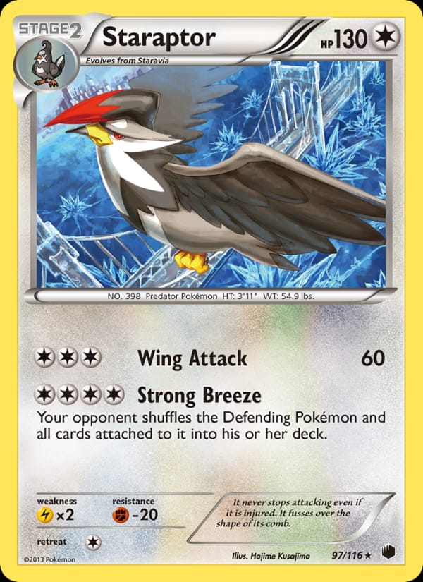 Staraptor, Plasma Freeze · 97/116