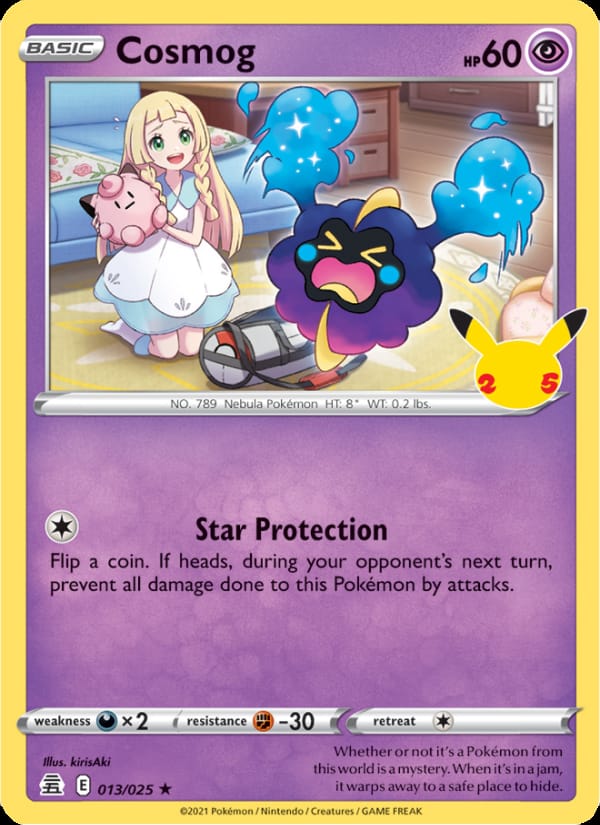 Cosmog, Celebrations · 013/025