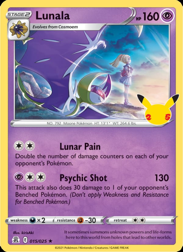 Lunala, Celebrations · 015/025