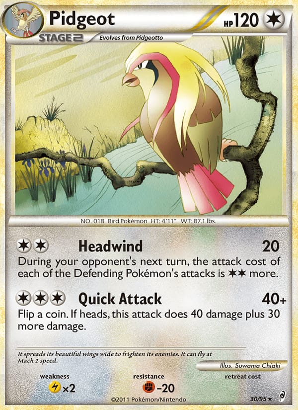 Pidgeot, Call of Legends · 30/95