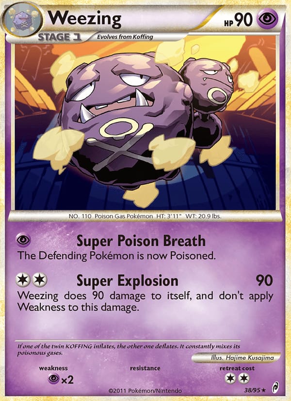 Weezing, Call of Legends · 38/95
