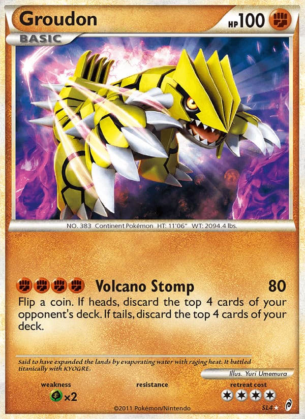 Groudon, Call of Legends · SL4