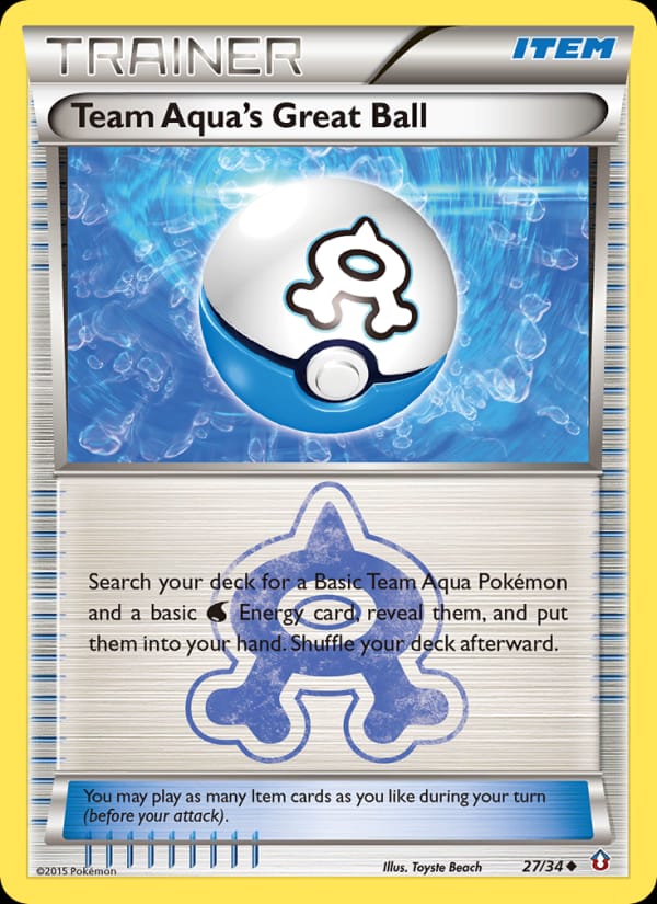 Team Aqua's Great Ball, Double Crisis · 27/34