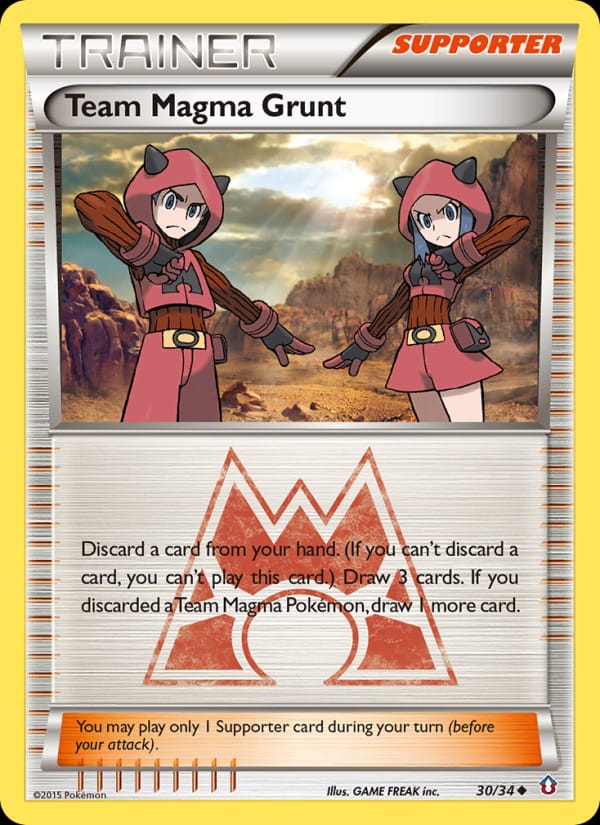 Team Magma Grunt, Double Crisis · 30/34