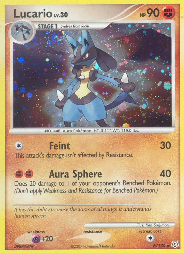 Lucario, Diamond and Pearl · 6/130