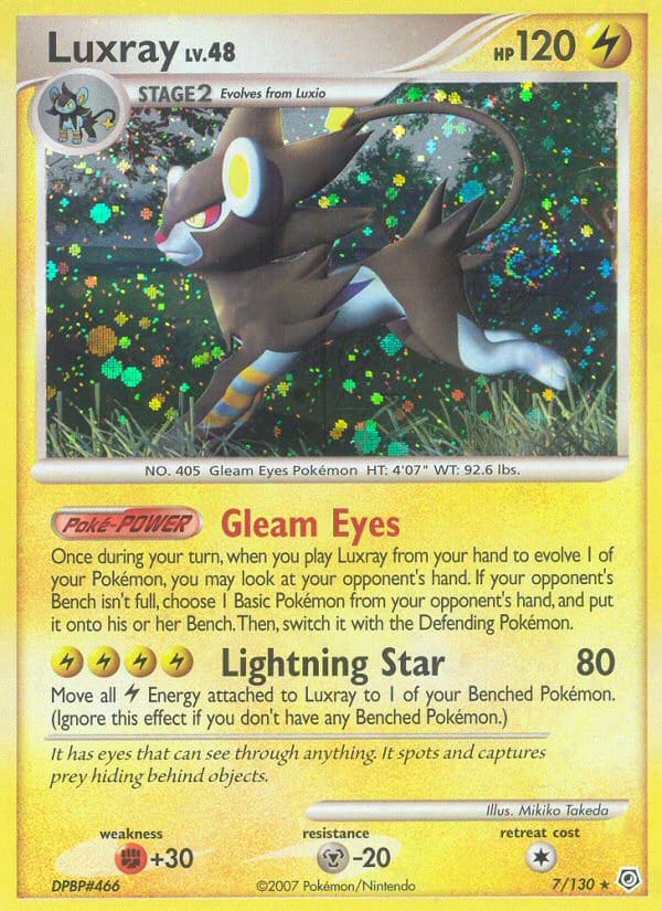 Luxray, Diamond and Pearl · 7/130