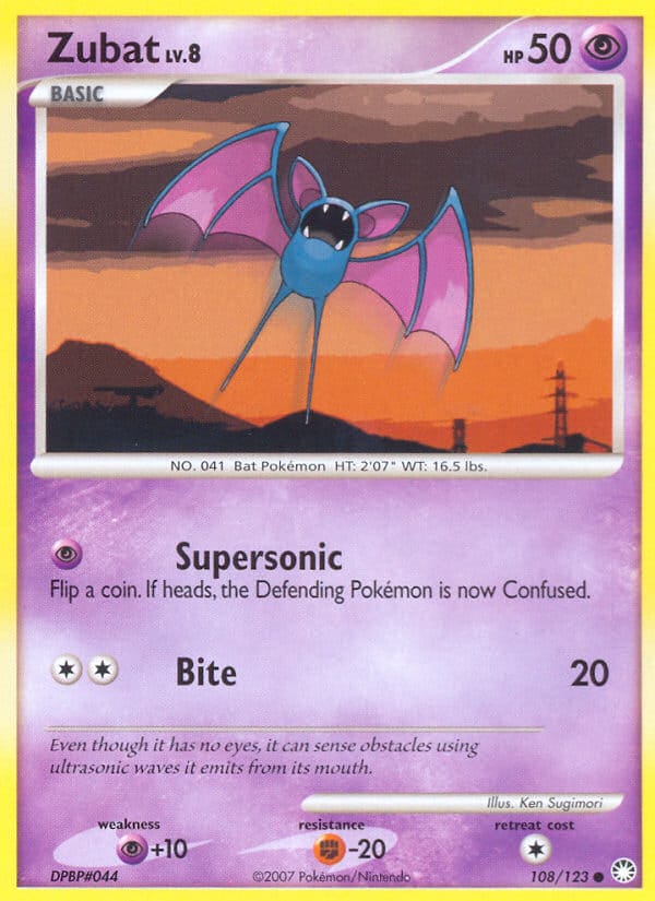 Zubat, Mysterious Treasures · 108/123