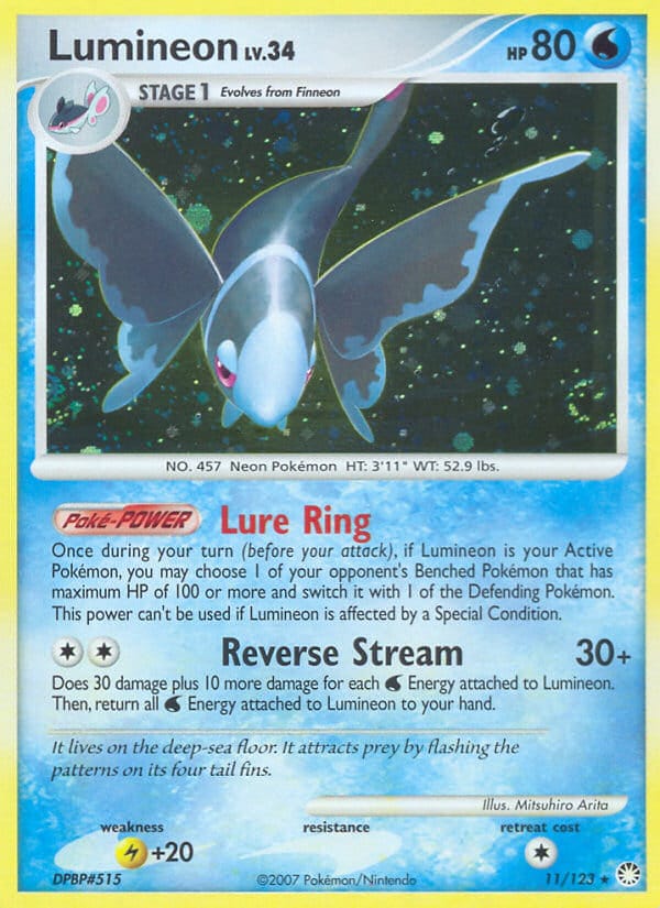 Lumineon, Mysterious Treasures · 11/123