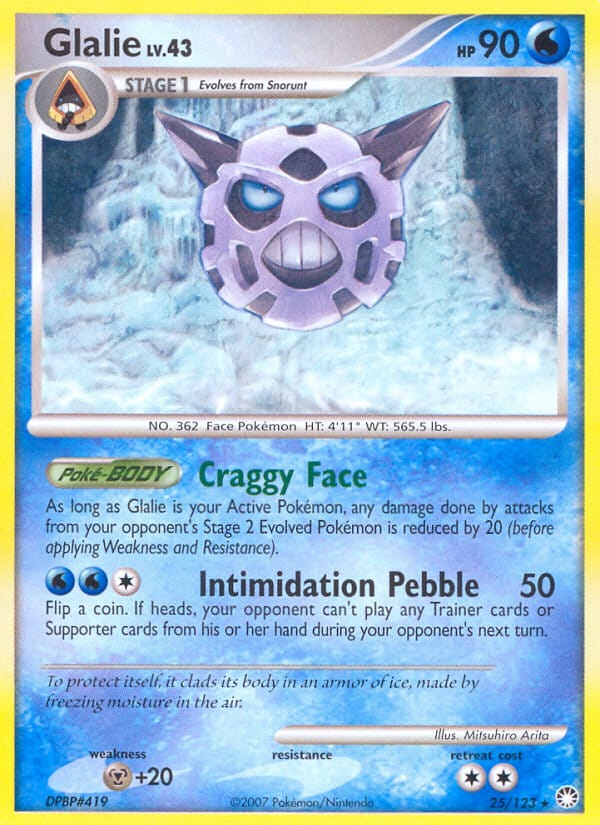 Glalie, Mysterious Treasures · 25/123