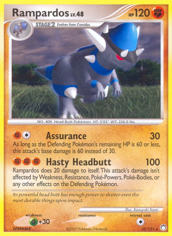 Rampardos, Mysterious Treasures · 33/123