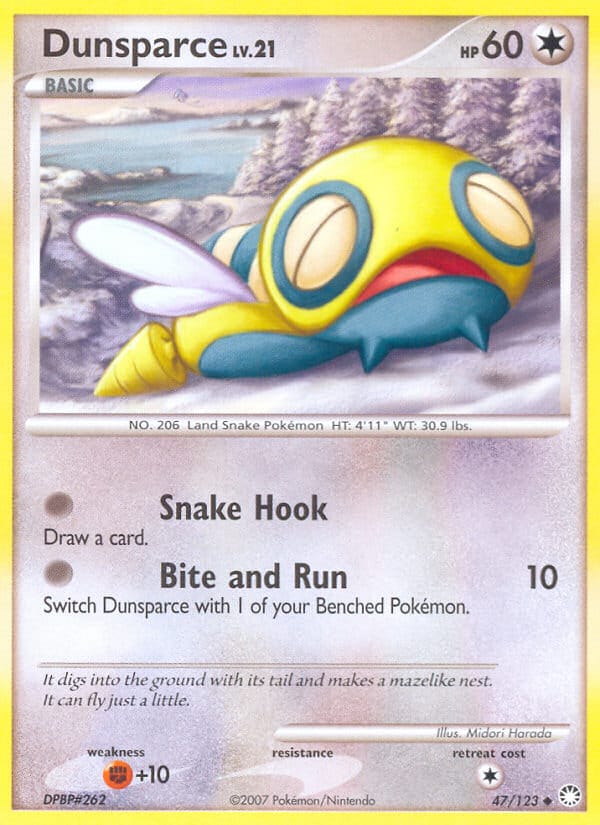 Dunsparce, Mysterious Treasures · 47/123
