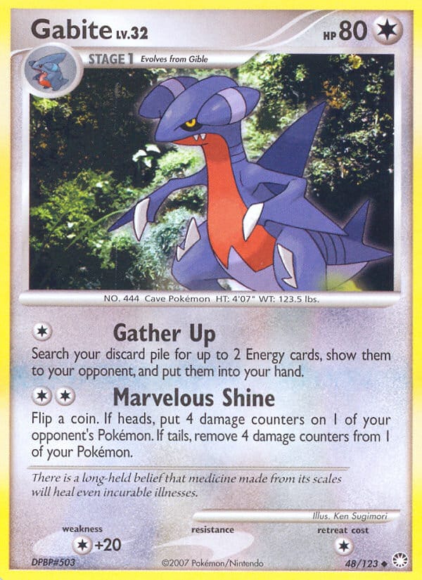Gabite, Mysterious Treasures · 48/123